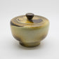 Upsala Ekeby MARI SIMMULSON Yellow Glazed Stoneware Lidded Jar Mollaris.com 