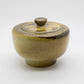 Upsala Ekeby MARI SIMMULSON Yellow Glazed Stoneware Lidded Jar Mollaris.com 