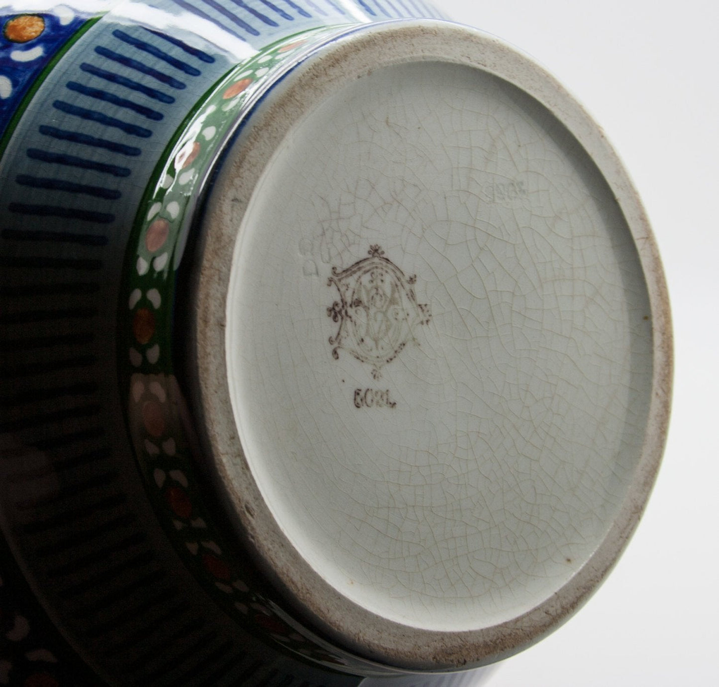 VILLEROY & BOCH Decorated Art Earthenware Vase Mollaris.com 