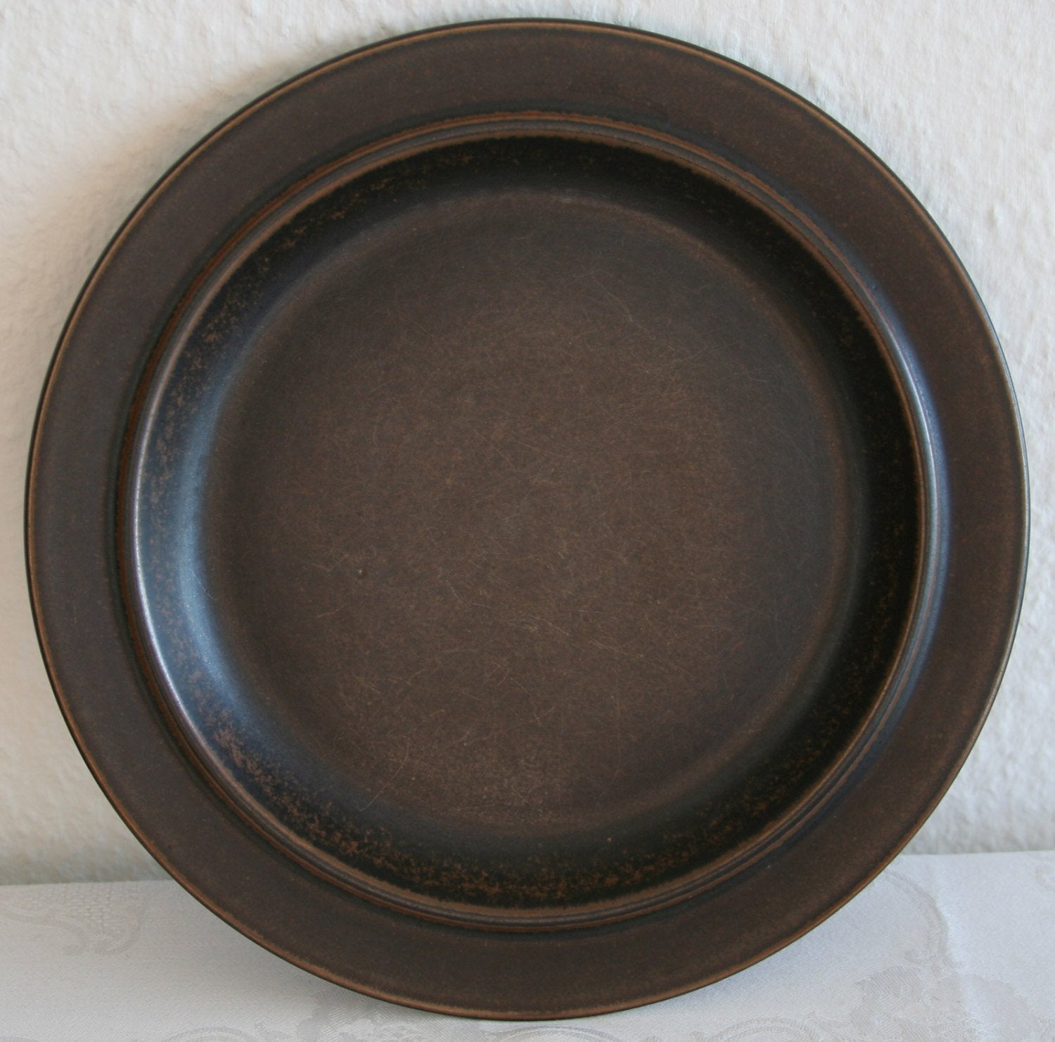 4 x Arabia ULLA PROCOPÉ Tableware RUSKA Stoneware Dinner Plate 25.5cm Mollaris.com 