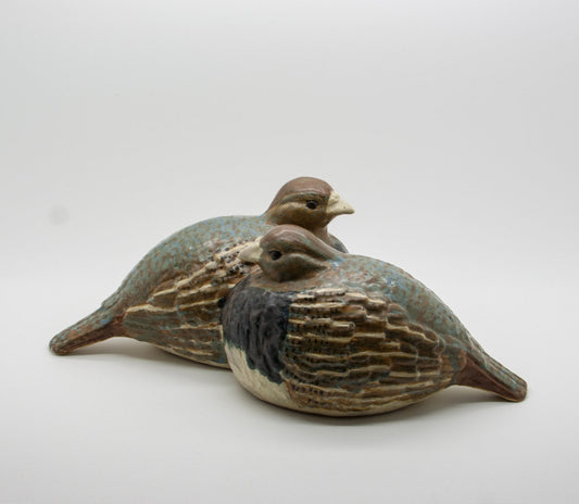 ELISE GLAFFEY Studio Two Doves Unique Stoneware Sculpture Mollaris.com 