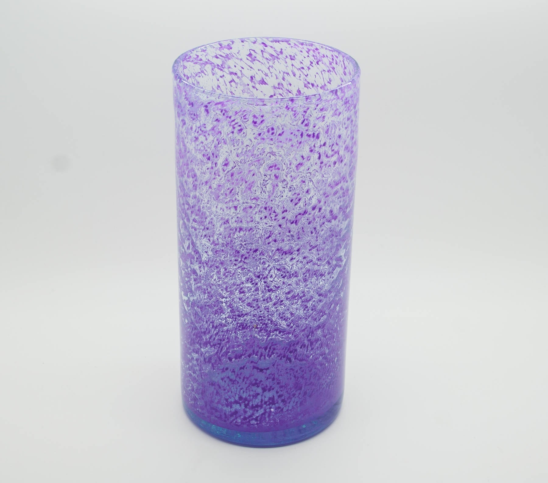 Ekenäs JOHN ORWAR LAKE Purple Speckled Glass Vase Mollaris.com 