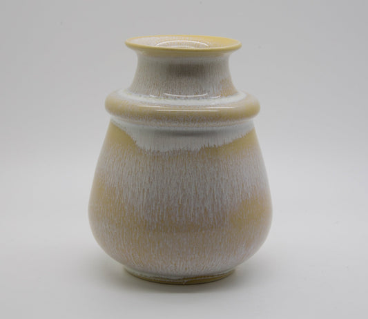 GUNNAR ANDERSSON Höganäs Creme and Yellow Glazed Stoneware Vase Mollaris.com 