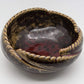 HENNING NILSSON Höganäs Oxblood Glazed Riffled Rim Stoneware Bowl Mollaris.com 