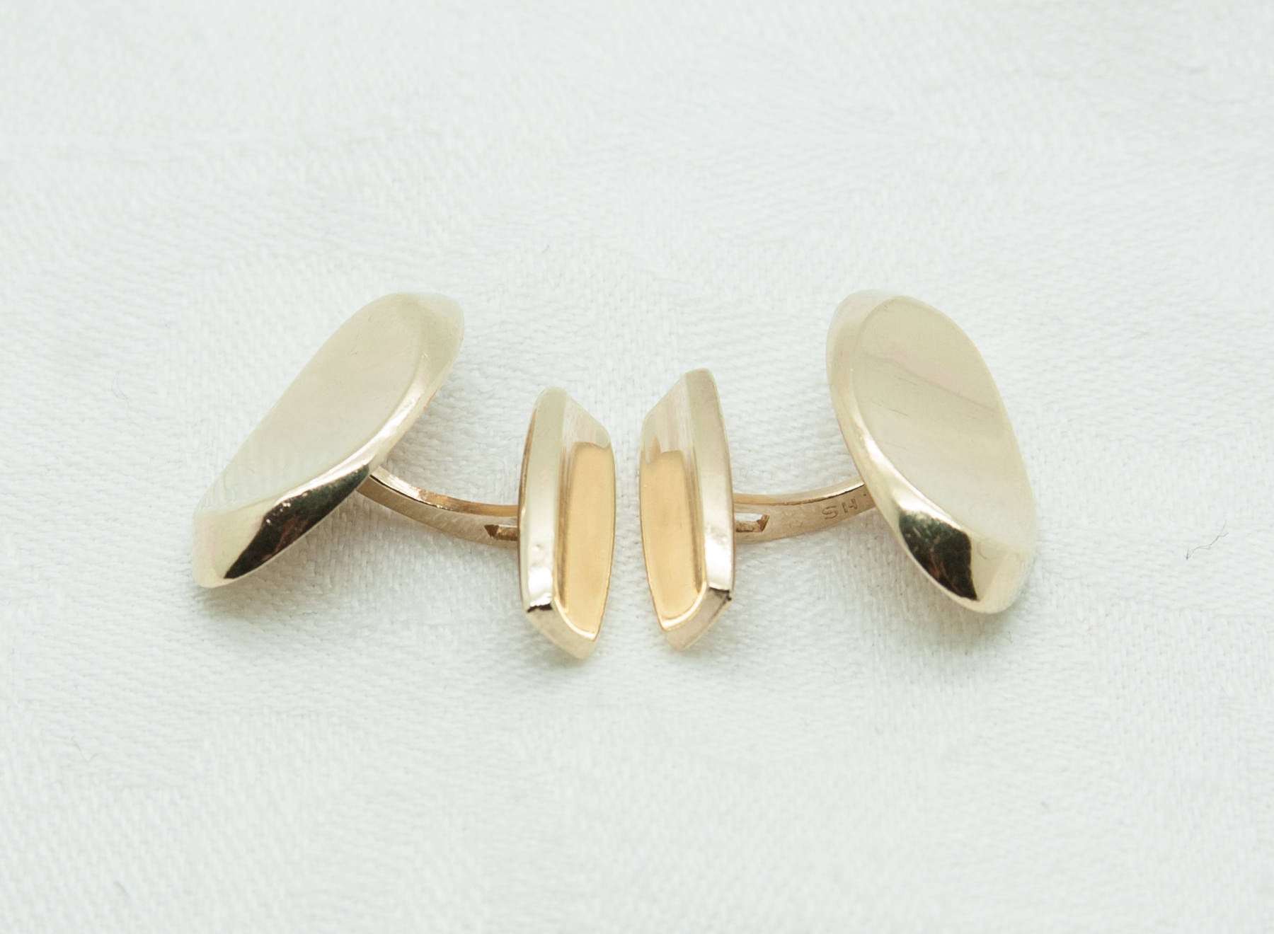 HERMANN SIERSBØL Modernist 8K Solid Gold (333) Cufflinks Mollaris.com 