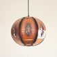 HOLM SØRENSEN Brutalist Flame Cut Copper Large Pendant Light Mollaris.com 