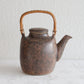 MICHAEL ANDERSEN Brown Harefur Glazed Stoneware Teapot Mollaris.com 