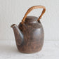 MICHAEL ANDERSEN Brown Harefur Glazed Stoneware Teapot Mollaris.com 