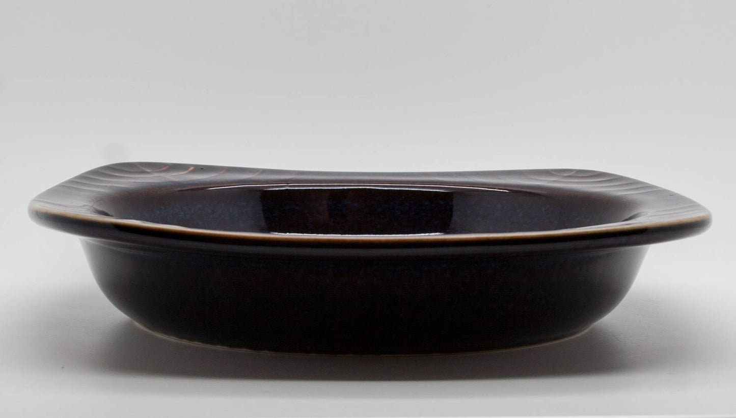 Rörstrand CARL HARRY STÅLHANE Blue Harefur Glazed Stoneware Bowl Tray Mollaris.com 