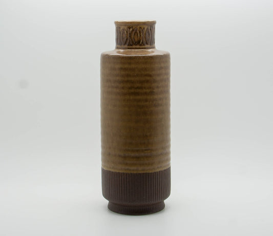 Rörstrand GUNNAR NYLUND Brown Glazed Stoneware Vase Mollaris.com 