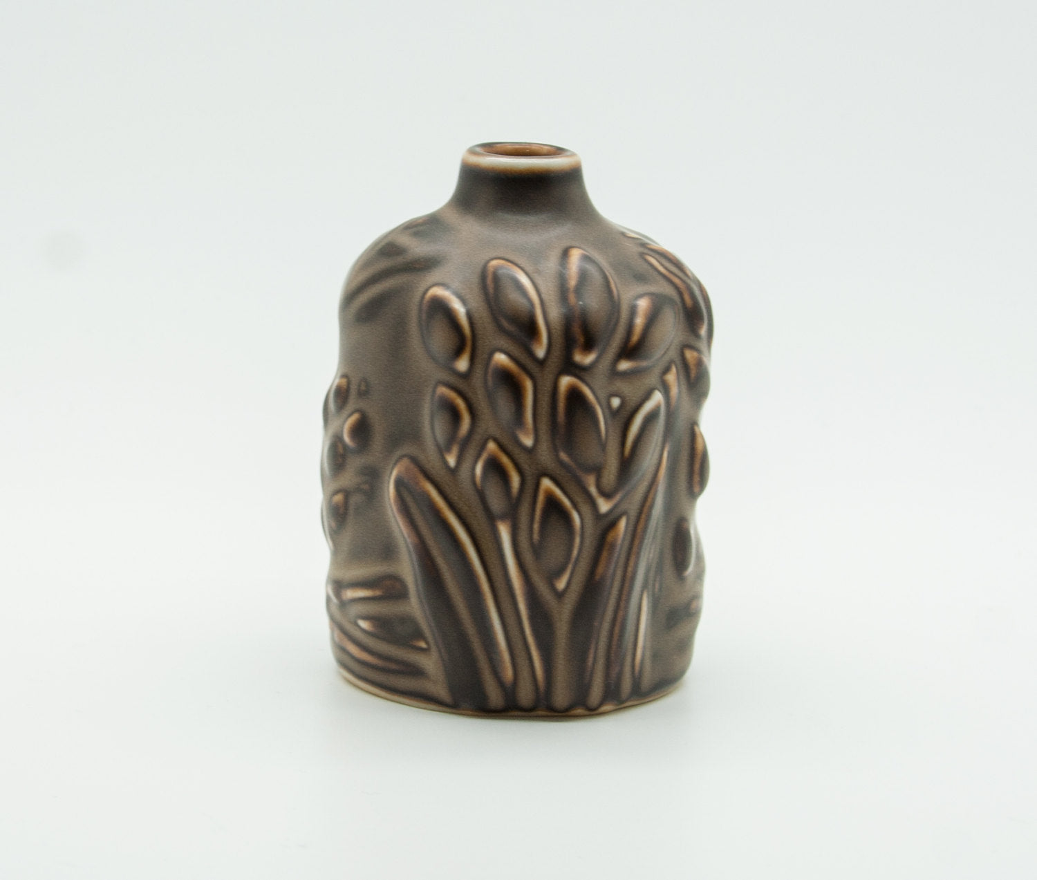 Royal Copenhagen AXEL SALTO Small Sung Glazed Stoneware Vase Mollaris.com 