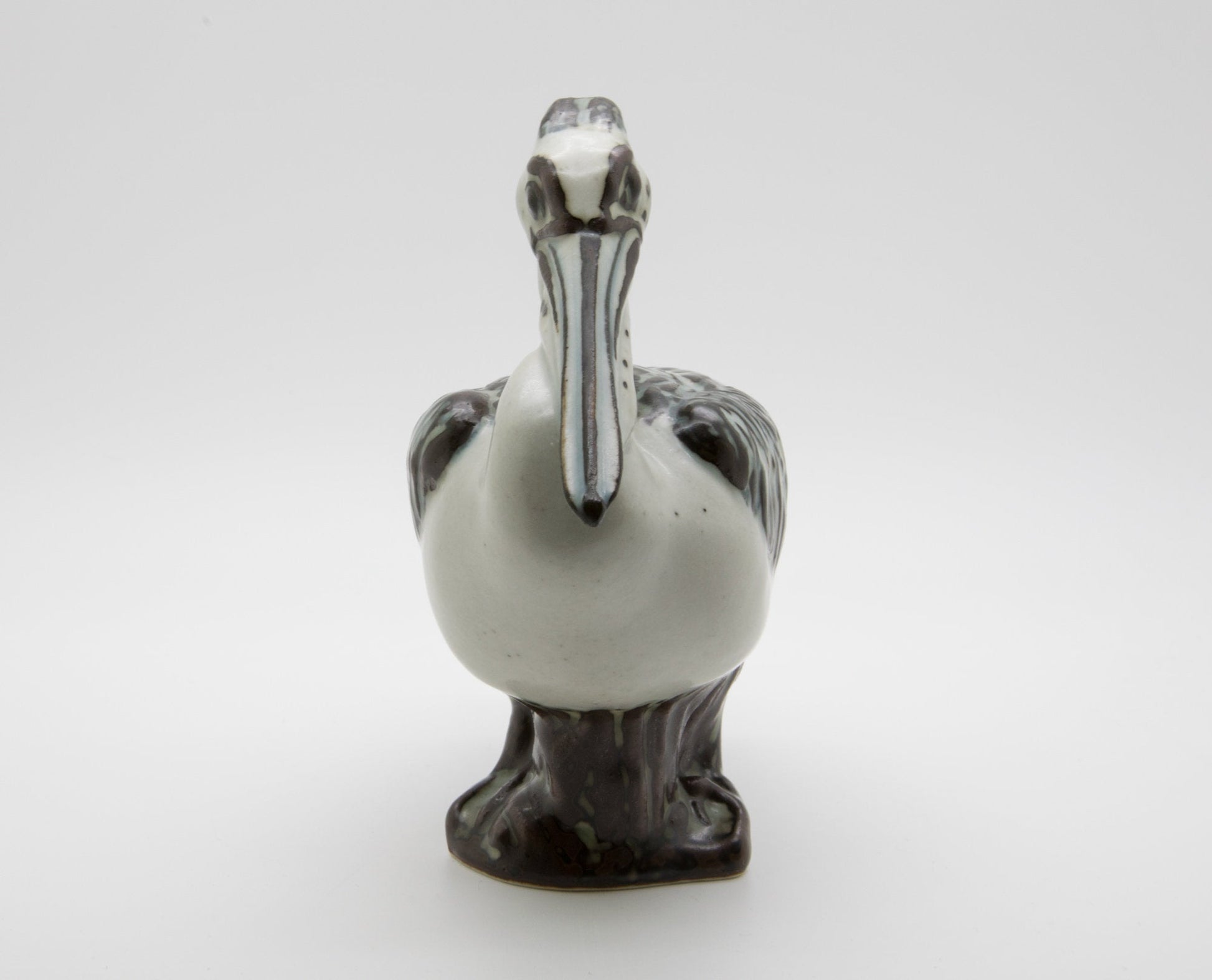 Royal Copenhagen JEANNE GRUT Stoneware PELICAN Figurine # 22296 Mollaris.com 