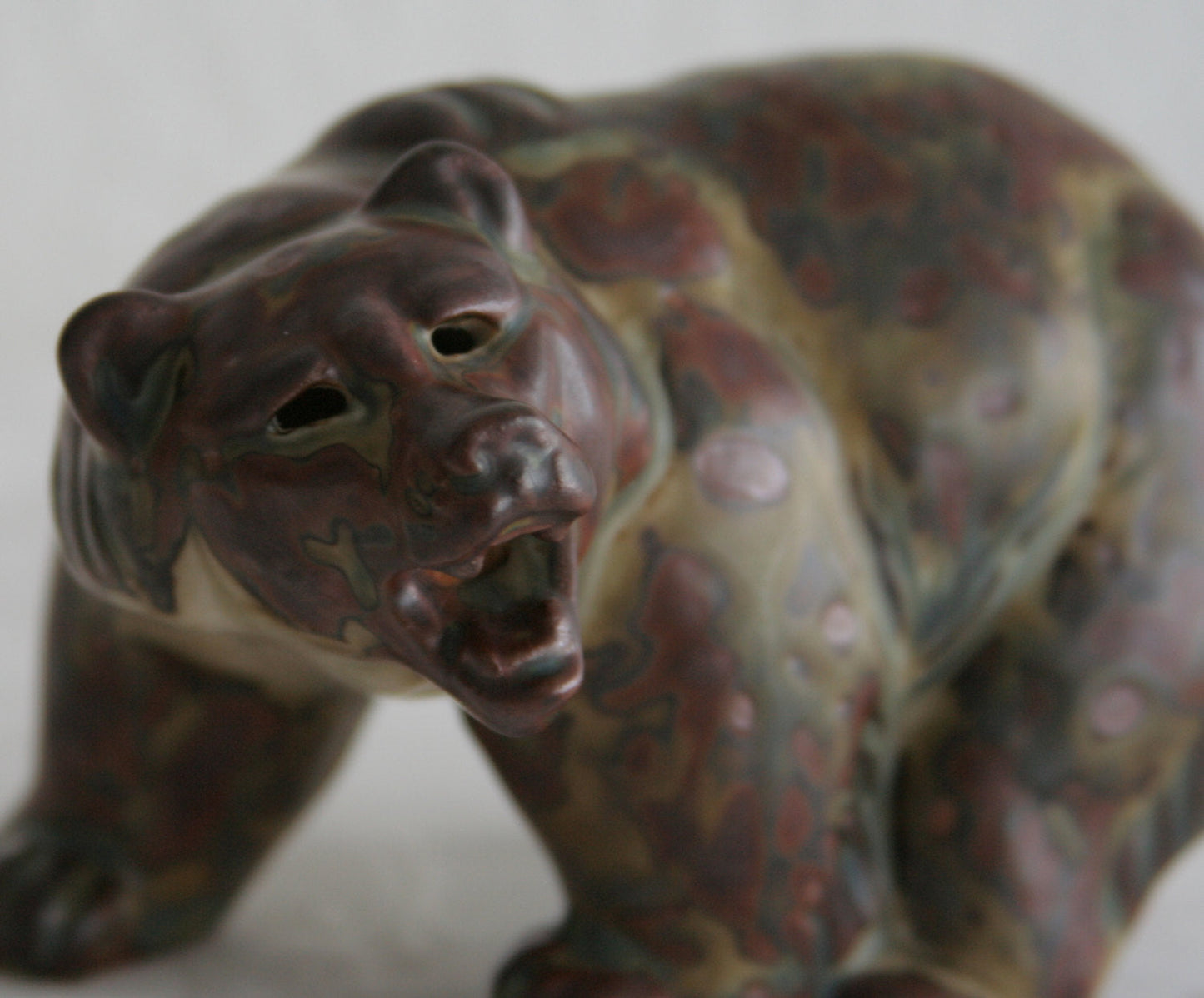 Royal Copenhagen KNUD KYHN Sung Glazed Stoneware Bear Figurine # 20179 Mollaris.com 