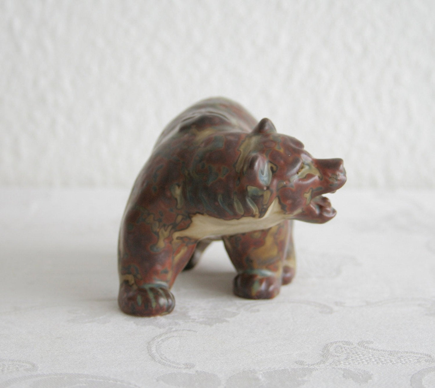 Royal Copenhagen KNUD KYHN Sung Glazed Stoneware Bear Figurine # 20179 Mollaris.com 