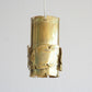 SVEN AAGE HOLM SØRENSEN Modernist BRUTALIST Oxidized Brass Pendant Light Mollaris.com 